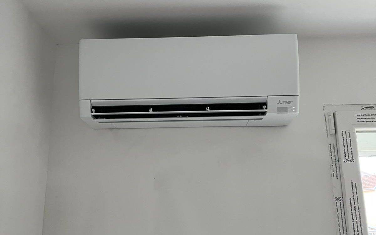 Installation d&#8217;une Climatisation Réversible Mitsubishi Compact (Monosplit) Kingersheim