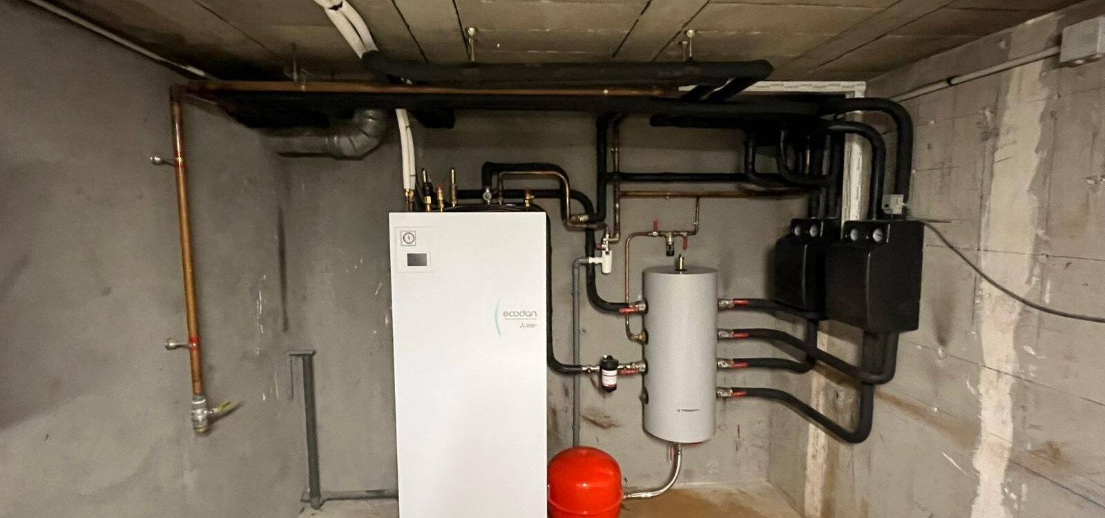 Installation PAC A/E en remplacement d&#8217;une chaudière gaz Montbéliard