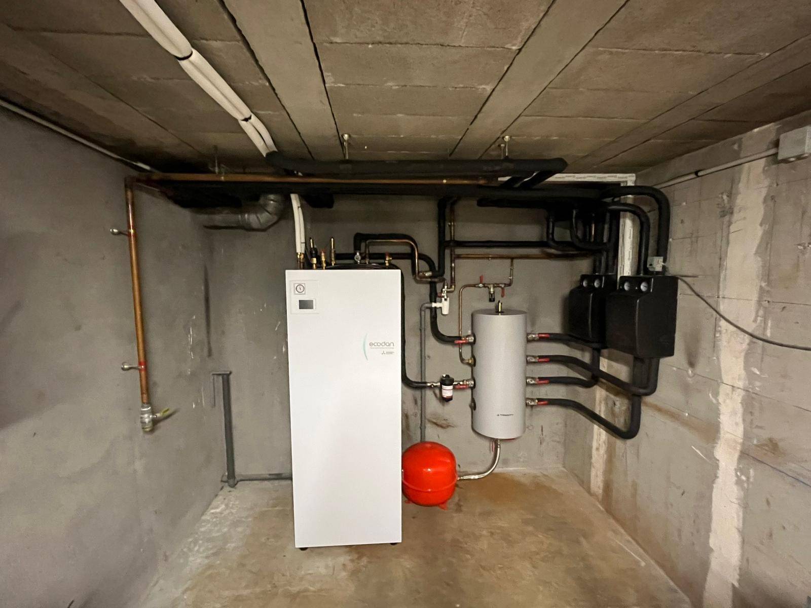 Installation PAC A/E en remplacement d&#8217;une chaudière gaz Montbéliard